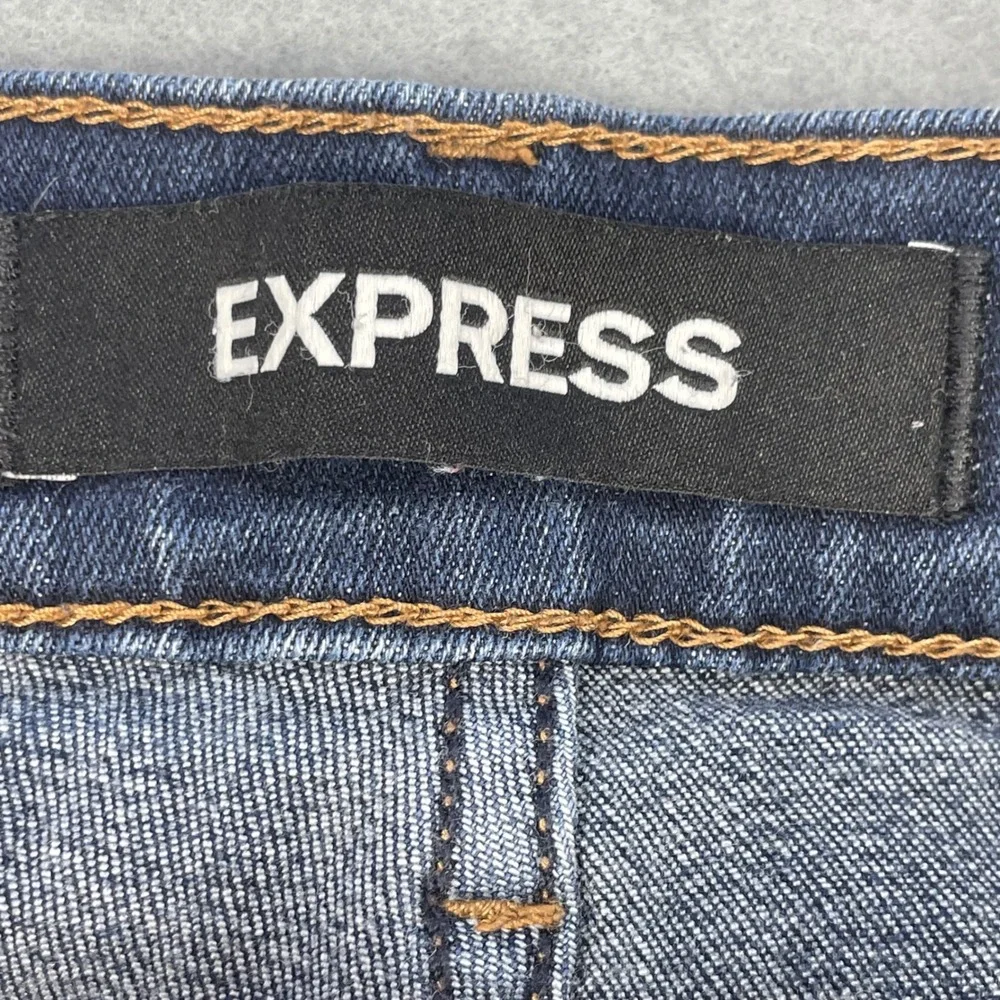 Express Blue Mid Rise Stretch Denim Legging Jeans Women 00R